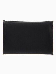 Buy 남성 CK 라인 인벨롭 카드 케이스 in color BLACK