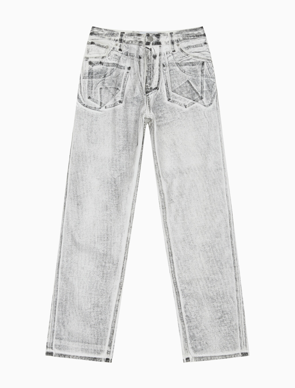 Buy 여성 90's 스트레이트핏 그레이 데님 in color MID BLUE BACK EMBRO