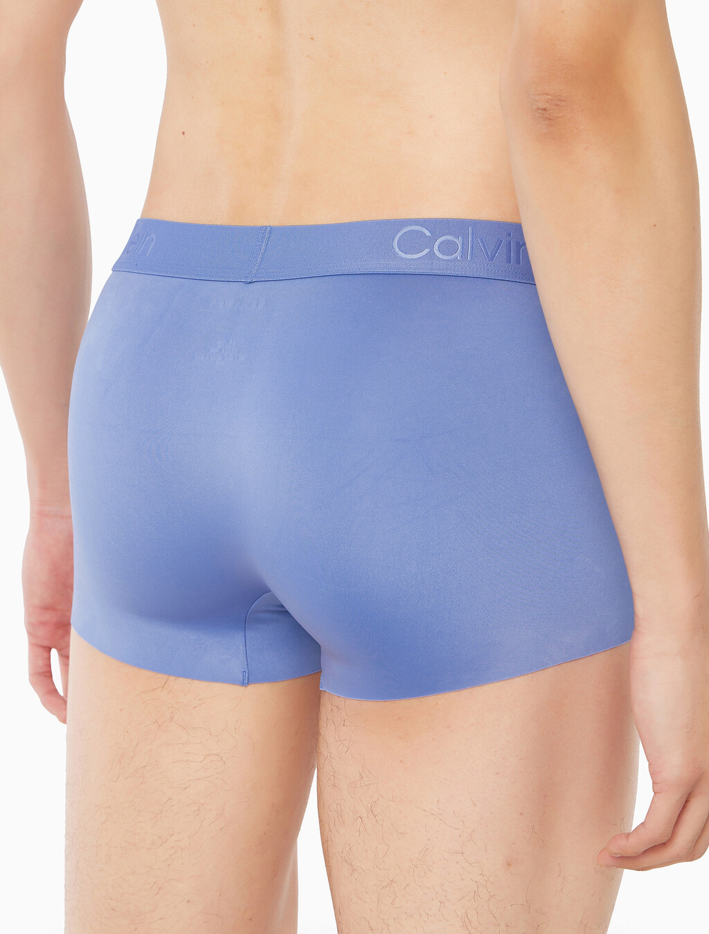 Buy 남성 CK 블랙 마이크로파이버 스트레치 트렁크 in color BLUE