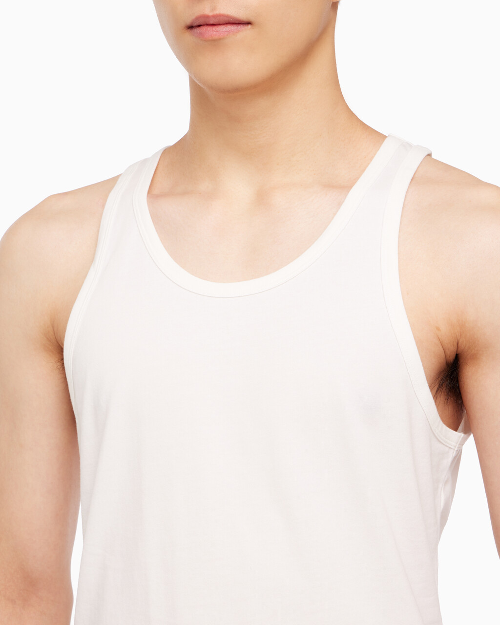 Buy 남성 모던 코튼 3PK 탱크 in color WHITE