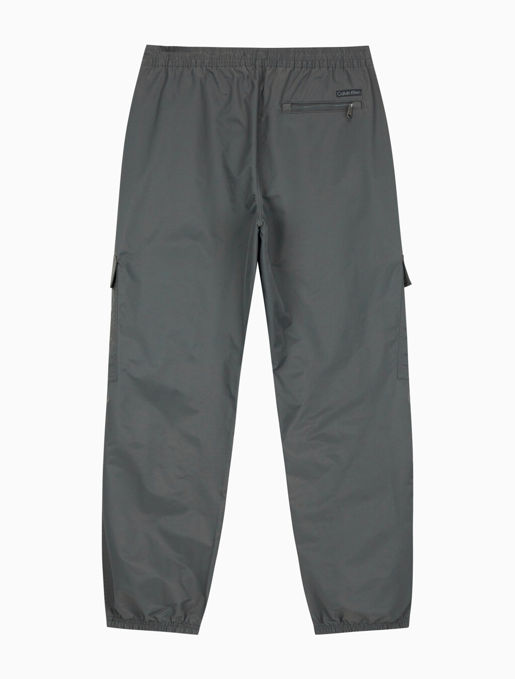 Buy 남성 스트레이트핏 나일론 카고 조거 팬츠 in color Grey