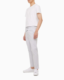 Buy 남성 슬림핏 드로코드 치노 팬츠 in color GHOST GREY