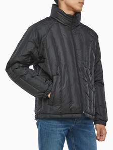 Buy 남성 리버서블 스탠카라 푸퍼 자켓 in color CK BLACK