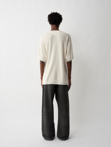 Buy CHRISTOPHER MENS KNIT TOP in color WHITE