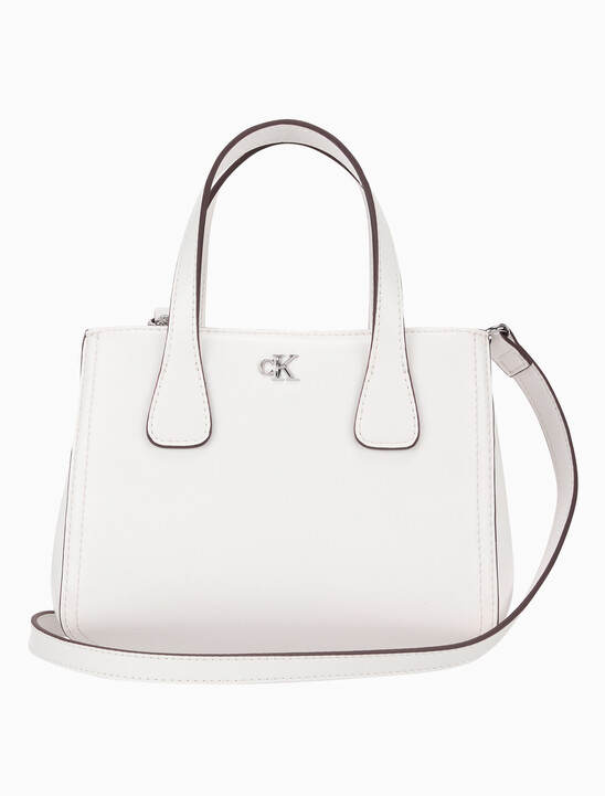 여성 하드웨어 모노그램 미니 토트 크로스바디