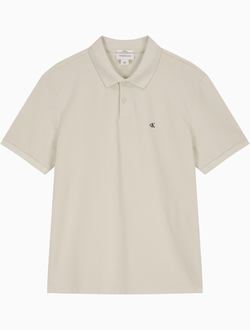 Buy 모노그램 피케 폴로 티 in color BEIGE