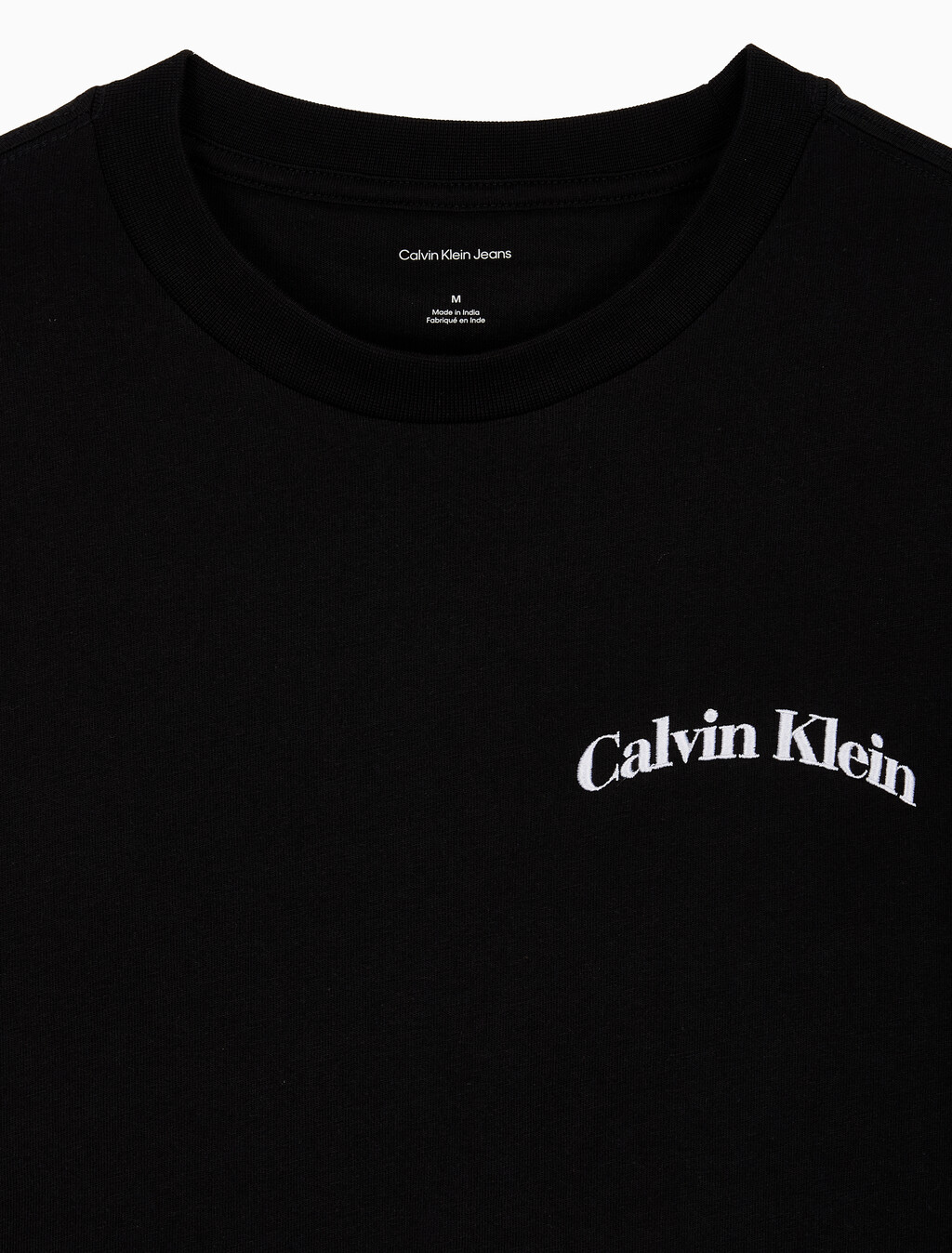 Buy 릴렉스드핏 16S 프론트백 빌딩 티 in color BLACK