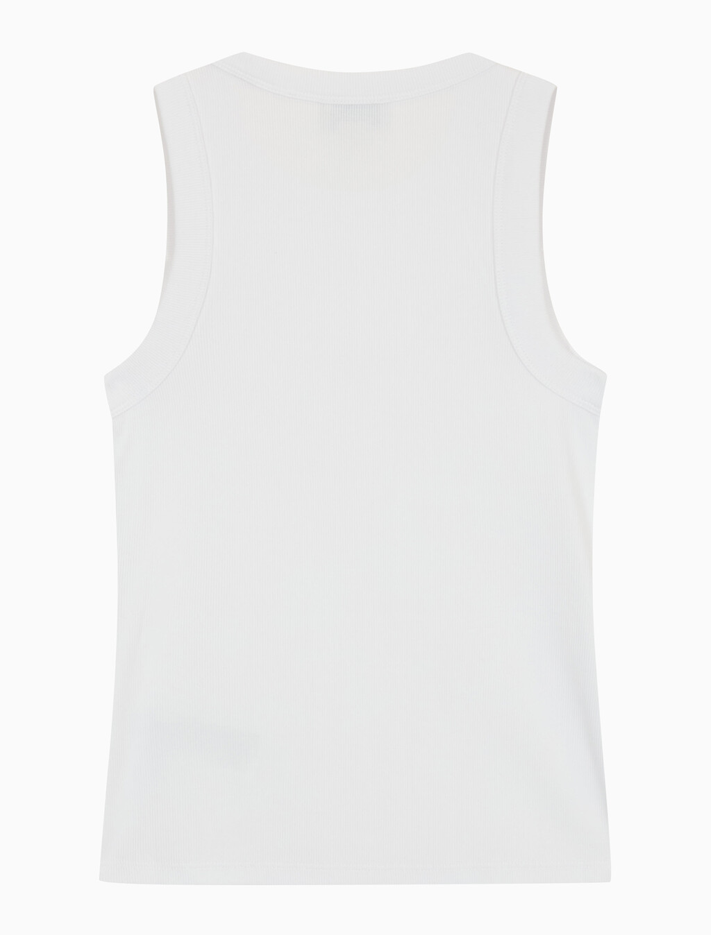 Buy 여성 모노그램 립 슬리브리스 in color BRILLIANT WHITE