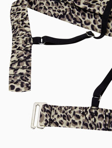 Buy 여성 새틴 AF 트라이앵글 in color Leopard