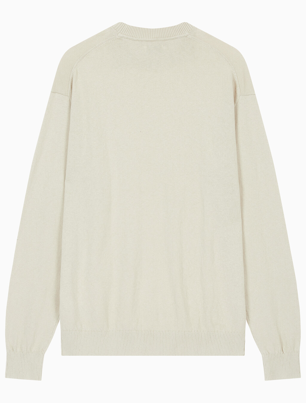 Buy 남성 CK 인타르시아 믹스 스티치 스웨터 in color BEIGE