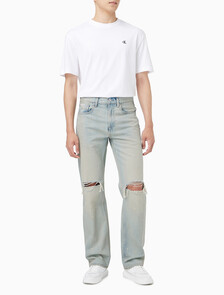 Buy 남성 90's 스트레이트핏 라이트블루 데님 in color Light blue