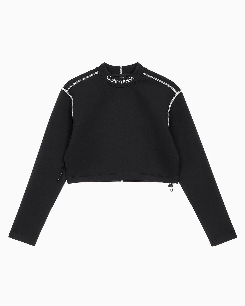 Buy 여성 크롭 스웻셔츠 in color BLACK