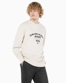 Buy 남성 커브 1978 로고 크루넥 스웨트셔츠 in color BLUR FLORAL_BLACK