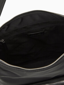 Buy 여성 포켓 나일론 사첼 in color BLACK