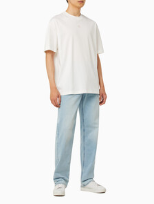 Buy 남녀공용 디퓨즈 그래픽 반팔 티셔츠 in color BRIGHT WHITE