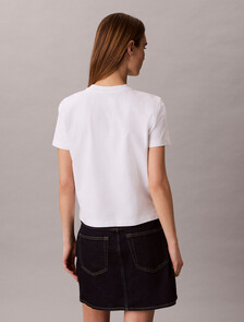 Buy 여성 쿨링 저지 릴렉스드 티 in color BRIGHT WHITE