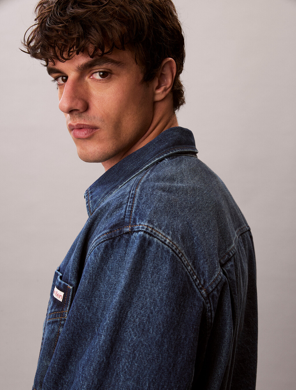 Buy 90s 호라이즌 오버 셔츠 in color Blue