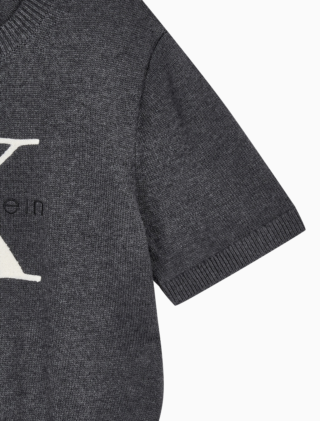 Buy 여성 청키 코튼 그래픽 풀오버 in color CHARCOAL HEATHER