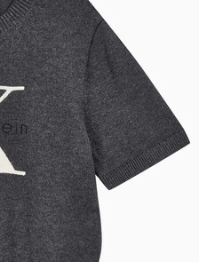 Buy 여성 청키 코튼 그래픽 풀오버 in color CHARCOAL HEATHER
