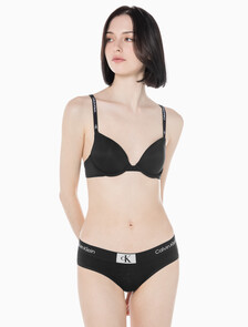 Buy 여성 1996 마이크로 AF 푸쉬업 플런지 브라 in color BLACK