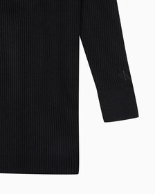 Buy 여성 롱 슬리브 2 in 1 스웨터 원피스 in color CK BLACK