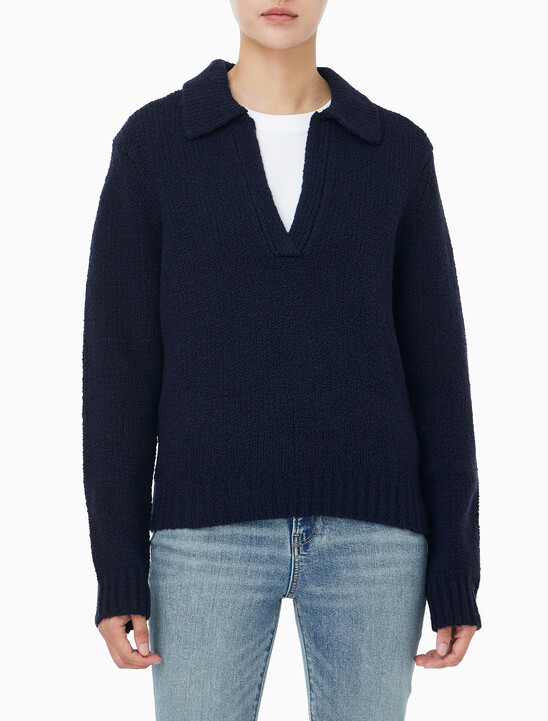 여성 L/S 부클레 폴로