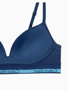 Buy 여성 아이콘 코튼 모달 AF 푸쉬업 브라 in color Dark Blue