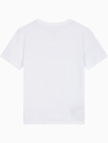 Buy 여성 인스티 로고 스트레이트핏 반팔 티셔츠 in color BRILLIANT WHITE