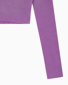 Buy 여성 슬림 브이넥 가디건 in color IRIS ORCHID