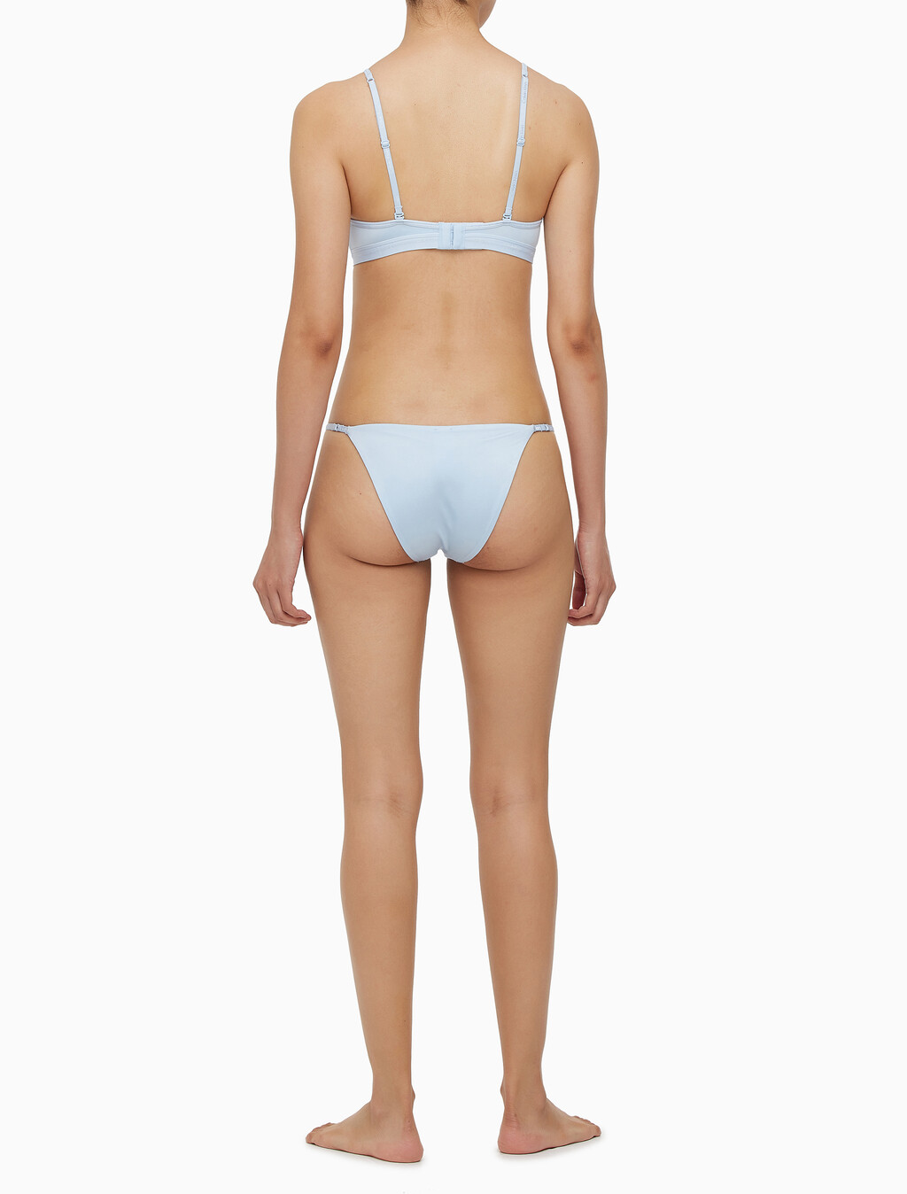 Buy 여성 폼투바디 러스터 하이레그 탕가 in color SKY BLUE