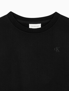 Buy 여성 아카이브 로고 프렌치테리 릴렉스핏 스웻셔츠 in color BLACK