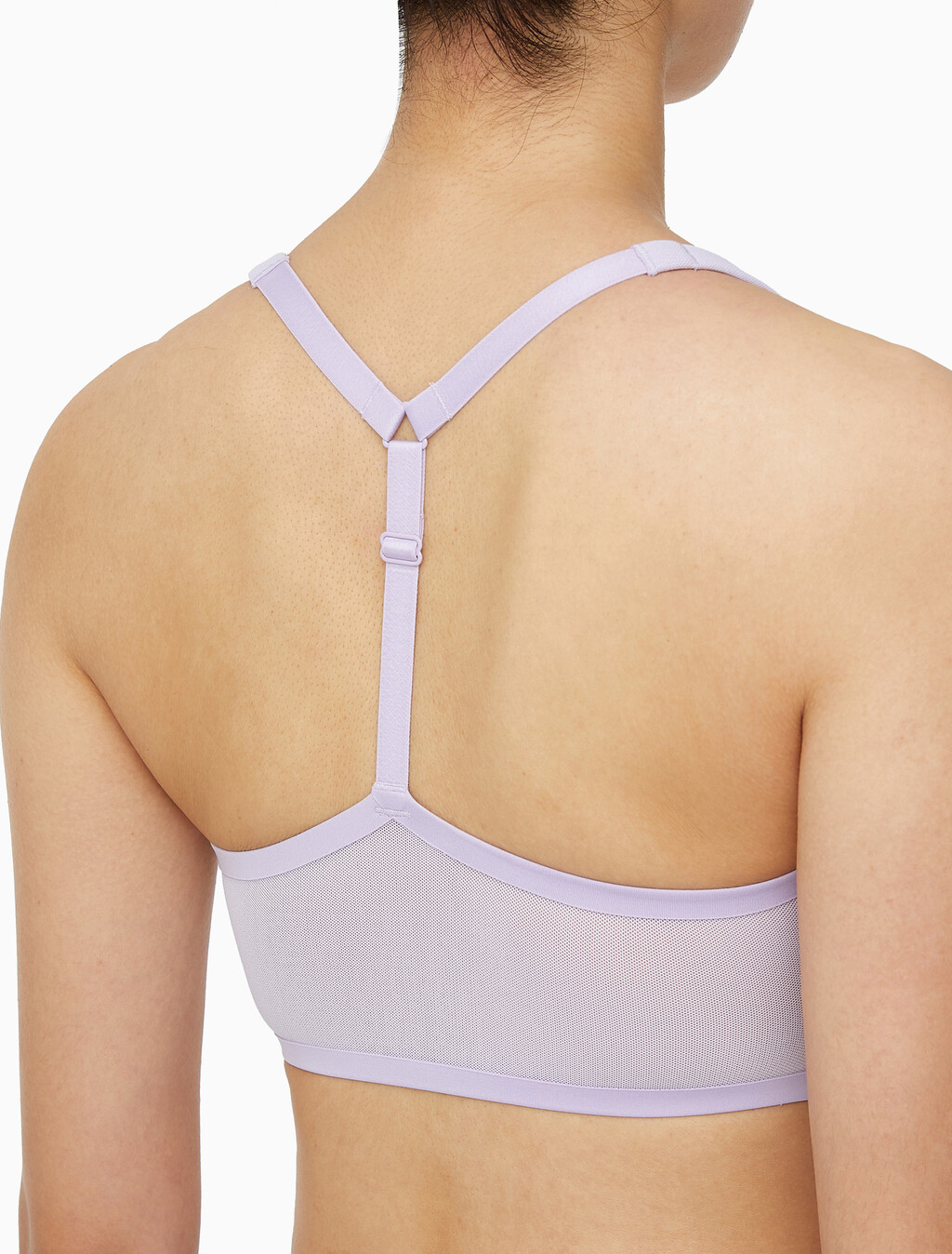 Buy 여성 하이서포트 CK 스포츠 브라 in color BRILLIANT WHITE