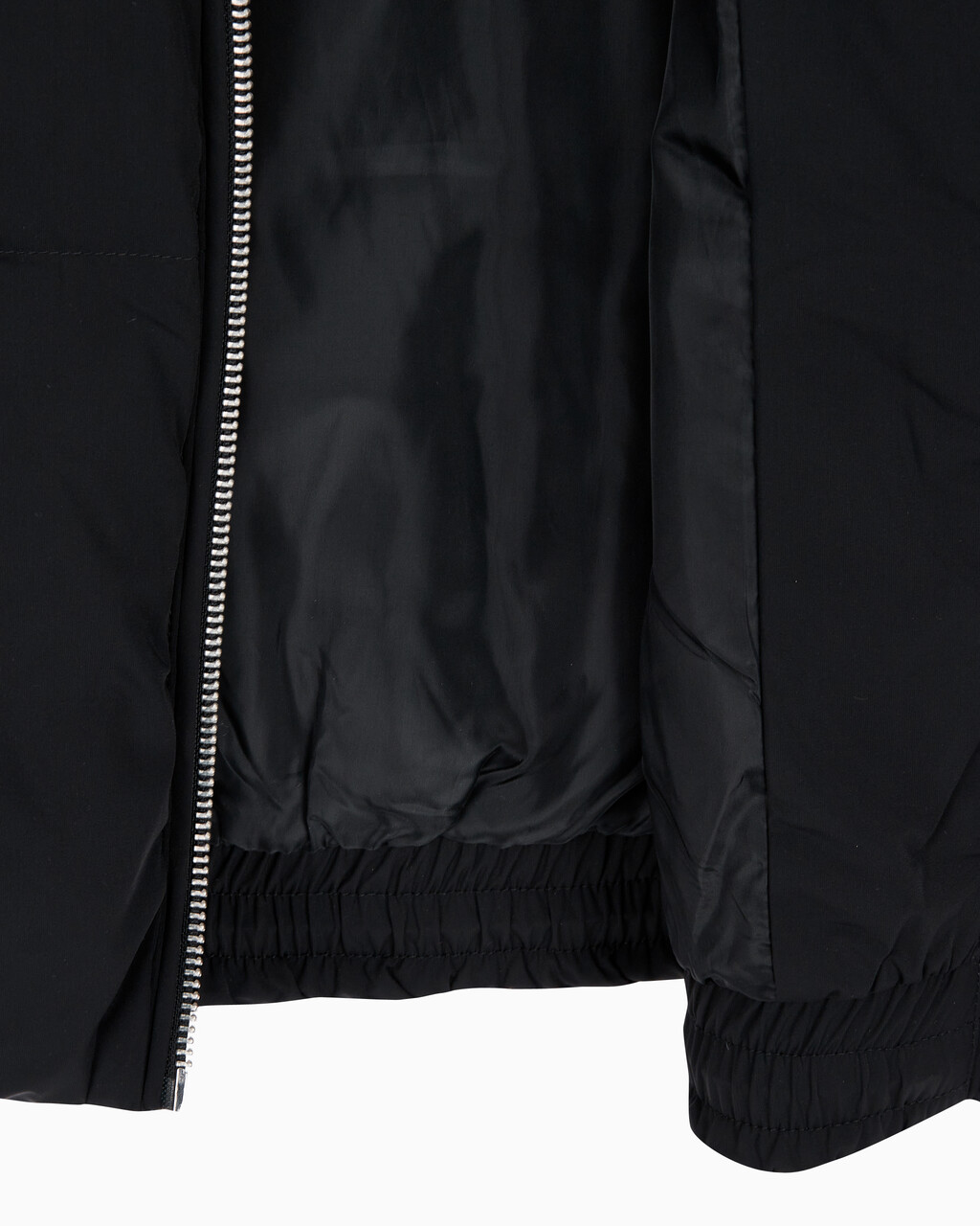 Buy 여성 다운 롱 지퍼 자켓 in color CK BLACK