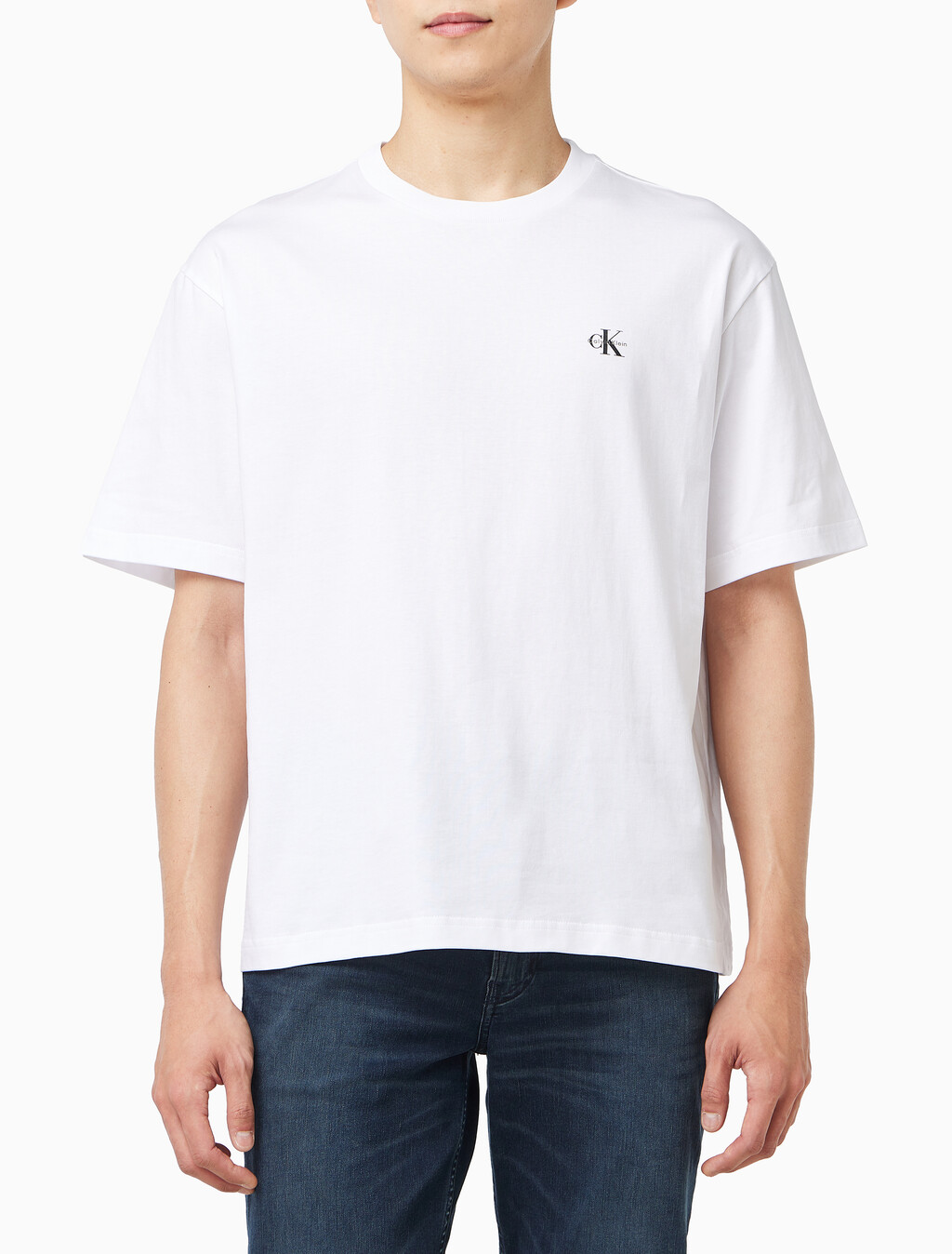 Buy 2PACK 모노그램 로고 반팔 티셔츠 in color Black / White