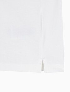 Buy 남녀공용 디퓨즈 그래픽 반팔 티셔츠 in color BRIGHT WHITE