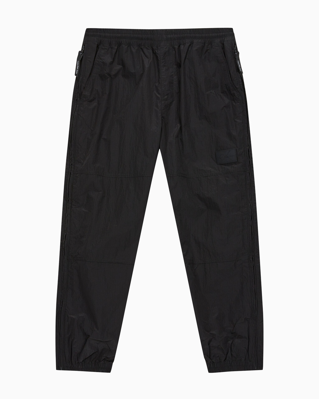 Buy 남성 사이즈 지퍼 조거 팬츠 in color CK BLACK