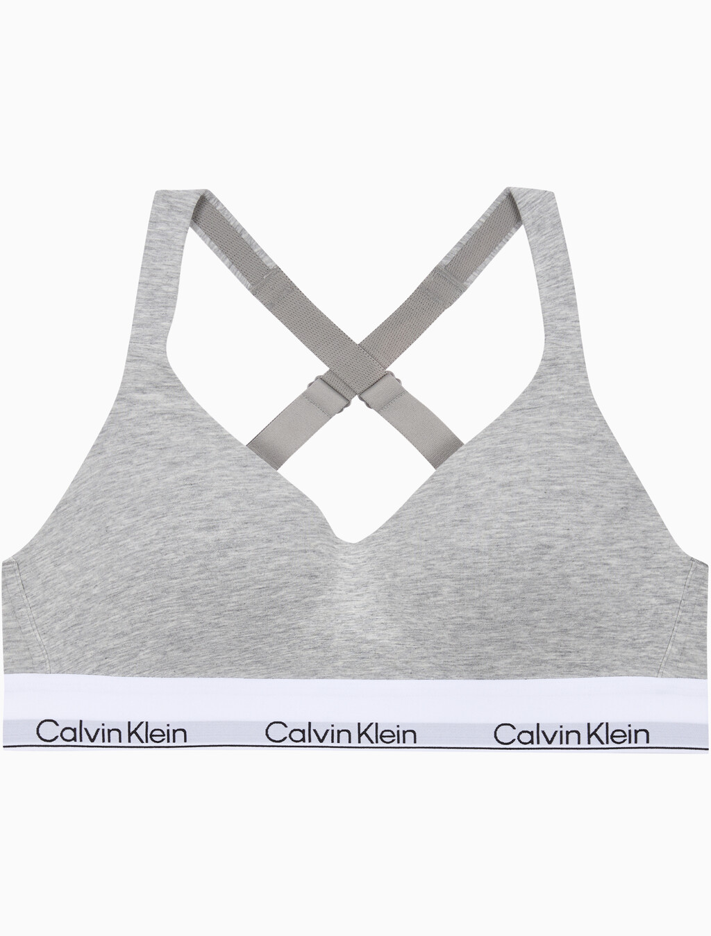Buy 여성 아이콘 코튼 모달 리프트 브라렛 in color GREY HEATHER