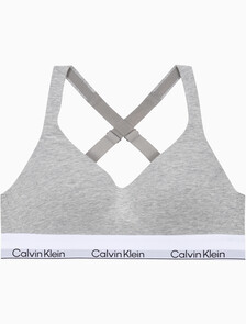 Buy 여성 아이콘 코튼 모달 리프트 브라렛 in color GREY HEATHER