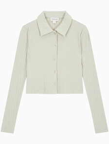 Buy 여성 폴로 립 슬립 탑 in color BEIGE