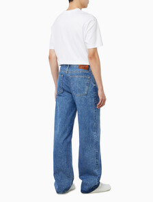 Buy 배기핏 진 in color Mid Blue