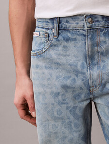 Buy 90S 스트레이트 진 in color Light Blue