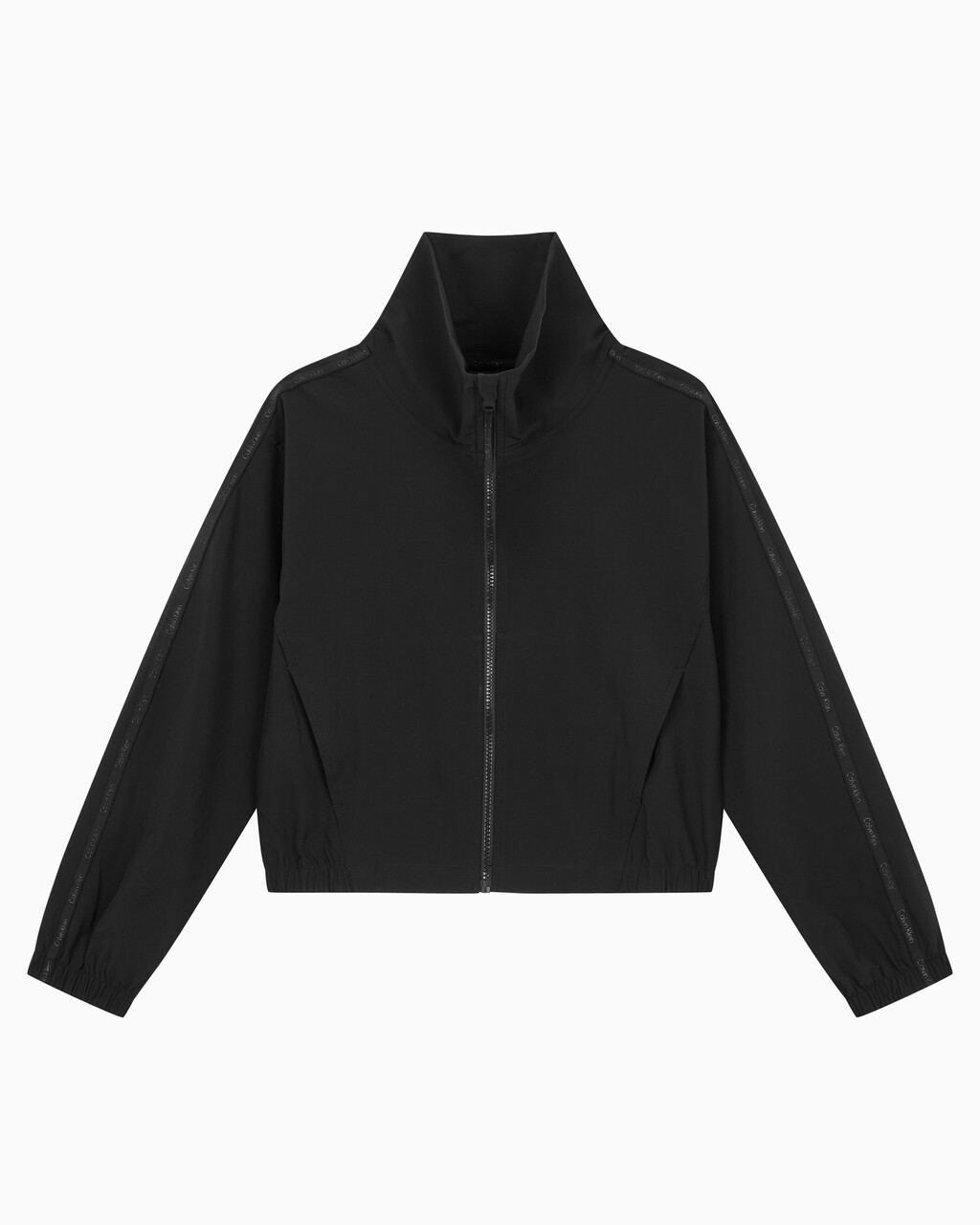Buy 여성 리플렉티브 로고 레귤러 핏 윈드브레이커 in color BLACK