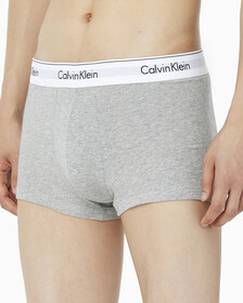 Buy 남성 모던 코튼 2PK 트렁크 in color 1 HTR GRY/1 BLK