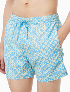 Buy 남성 에센셜 스윔 팬츠 in color Skyblue Print