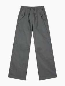 Buy 여성 라이트웨이트 코튼 카고 팬츠 in color GUNMETAL HTR