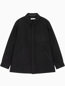 Buy 남성 롱슬리브 울 셔츠 자켓 in color BLACK BEAUTY