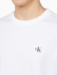 Buy 2PACK 모노그램 로고 반팔 티셔츠 in color Black / White