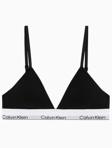 Buy 여성 아이콘 코튼 모달 트라이앵글 in color BLACK