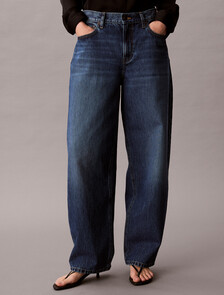 Buy 여성 미드라이즈 스키니 데님 in color Mid blue