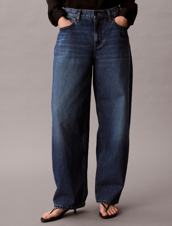 여성 미드라이즈 스키니 데님